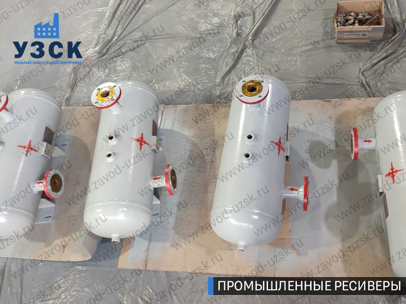 фотография емкостных ресиверов газа Волжский
