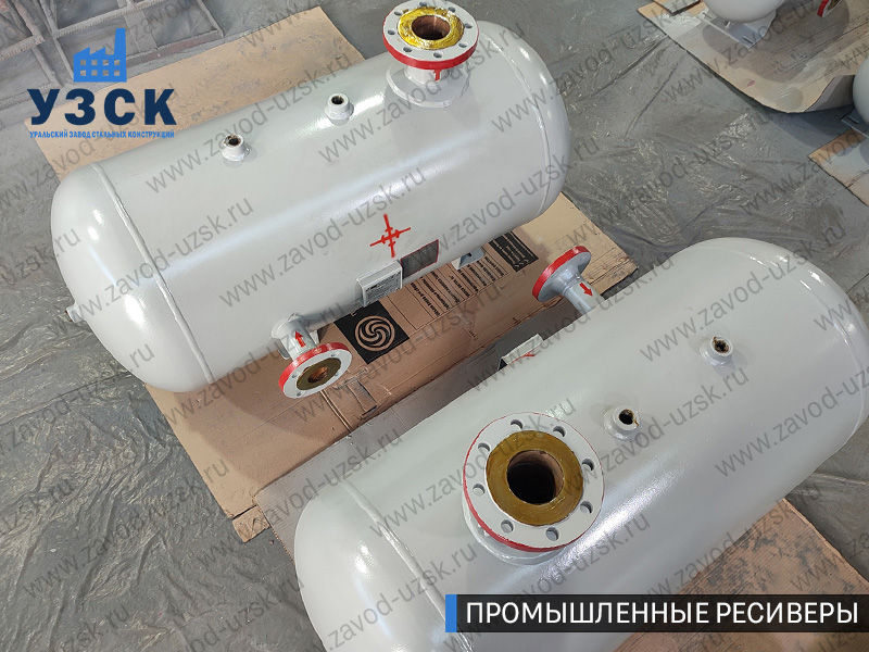 фотография промышленных ресиверовдля газа Волжский